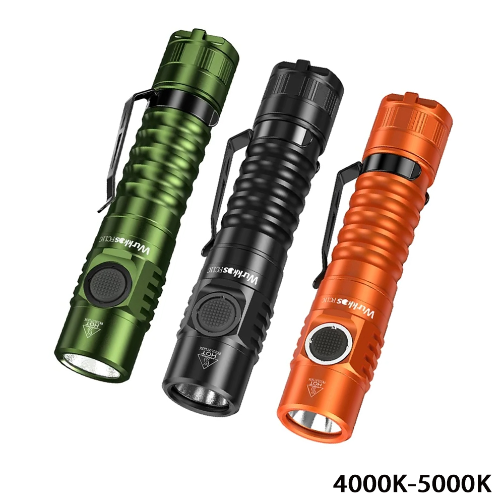 Edc Carry Flashlight - Wurkkos FC11C EDC Flashlight 519A 18650