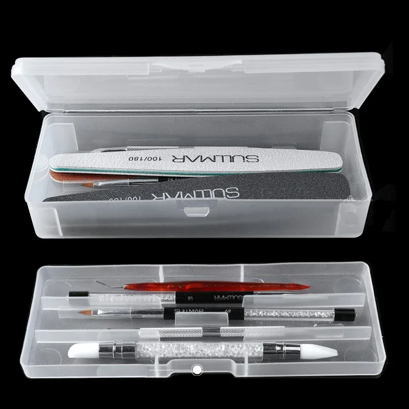 1Pc Rectangle Double-layer Nai - Nail File Titanium review and price