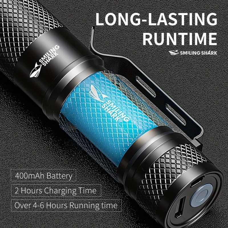 SMILING SHARK Ultra‑Powerful M - Edc Carry Flashlight review and price