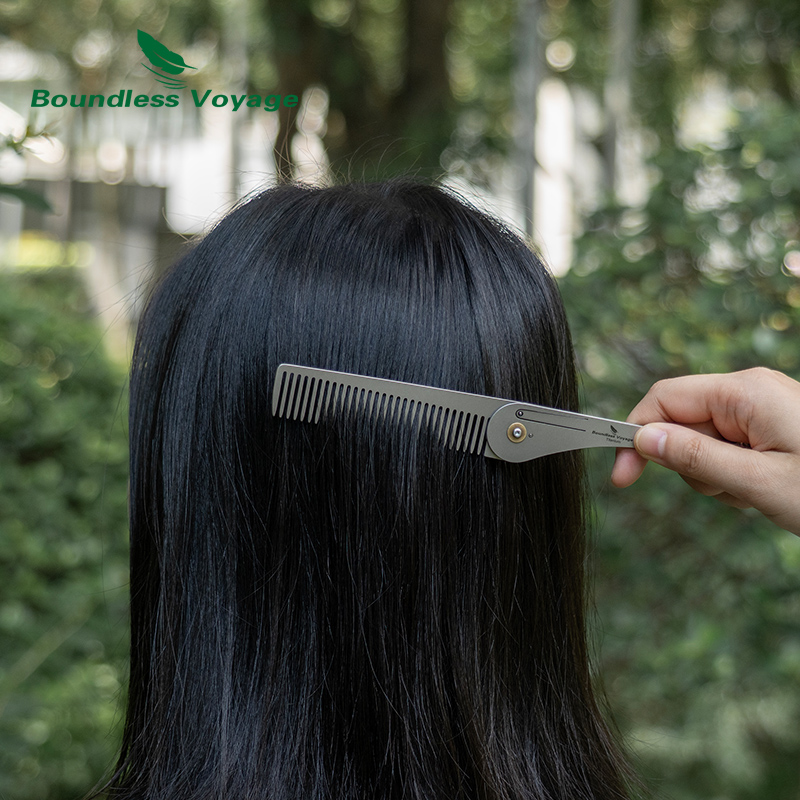 Titanium Foldable Comb Ultra L - Comb Pocket Titanium review and price