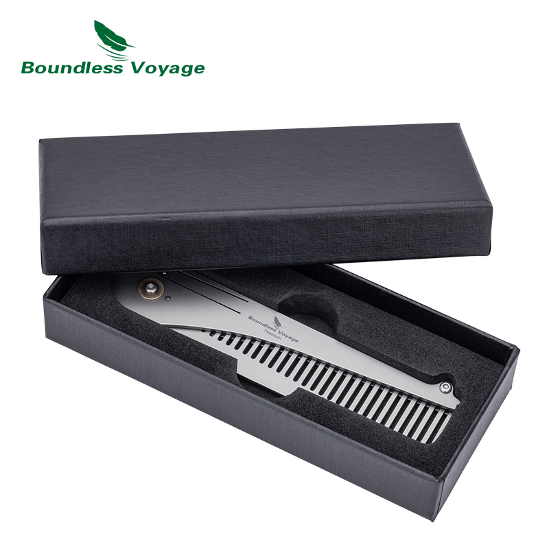 Titanium Foldable Comb Ultra L - Comb Pocket Titanium review and price