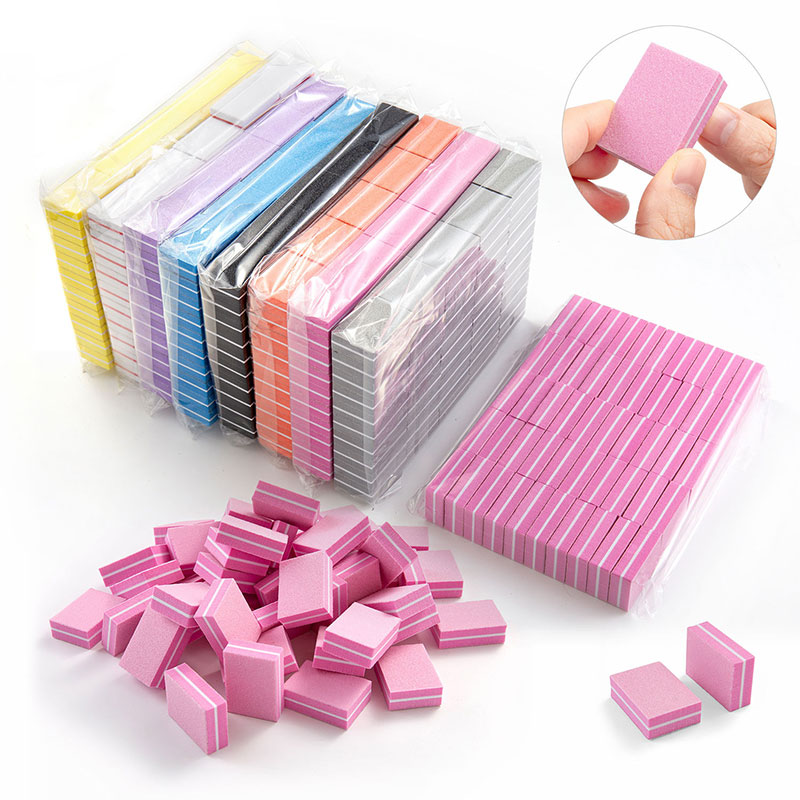10/50pcs Mini Nails Art Buffer - Nail File Titanium review and price