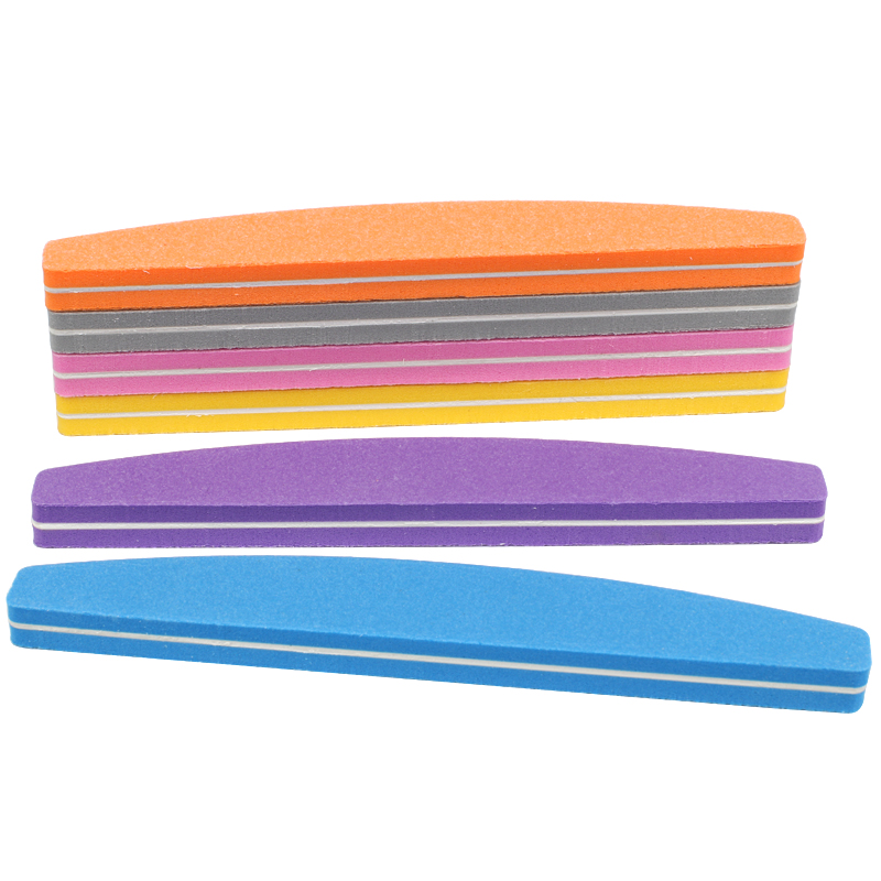 10/50Pcs Boat Sponge Nail File - Nail File Titanium review and price
