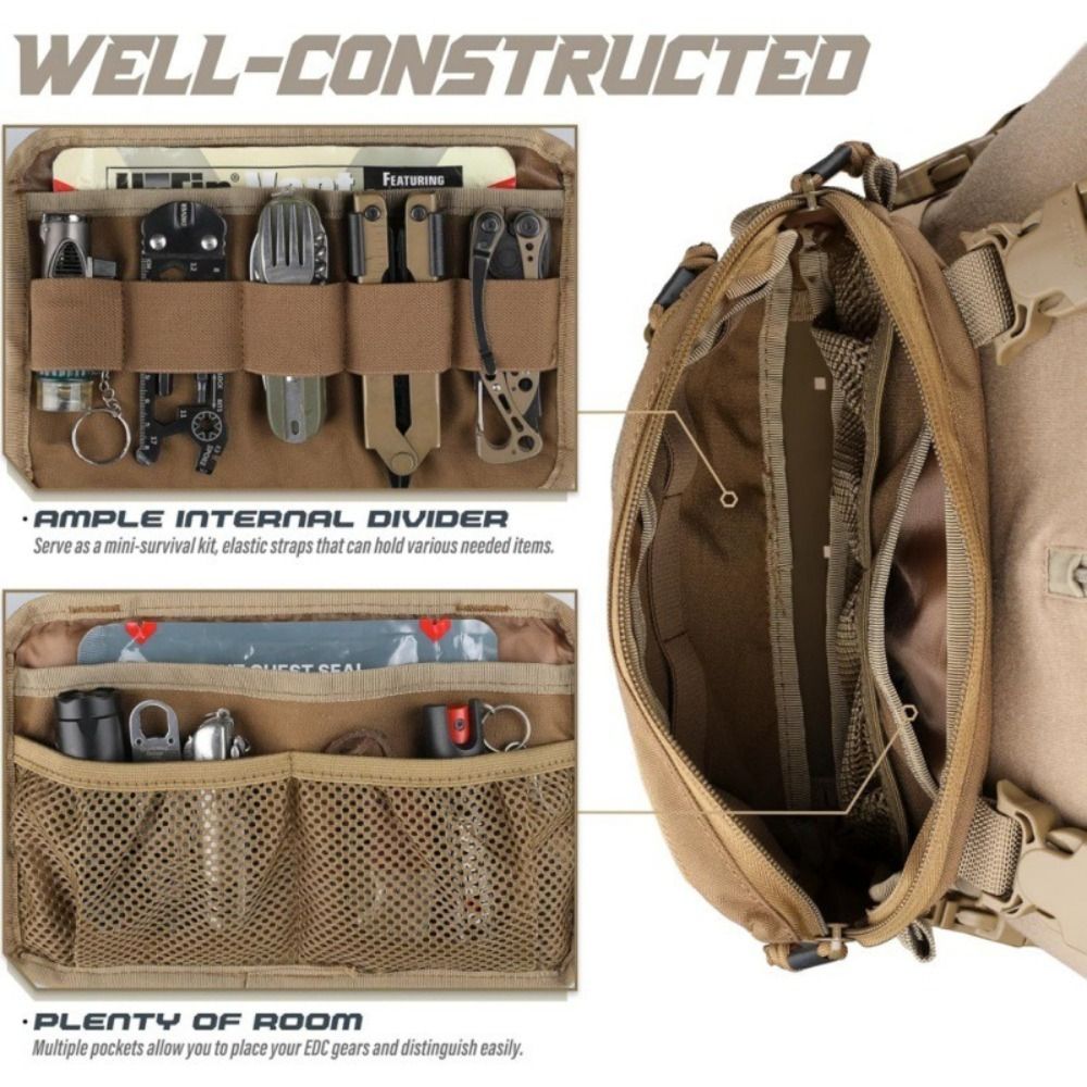 Fashion 1000D Nylon Men Chest  - Edc Carry Bag review and price