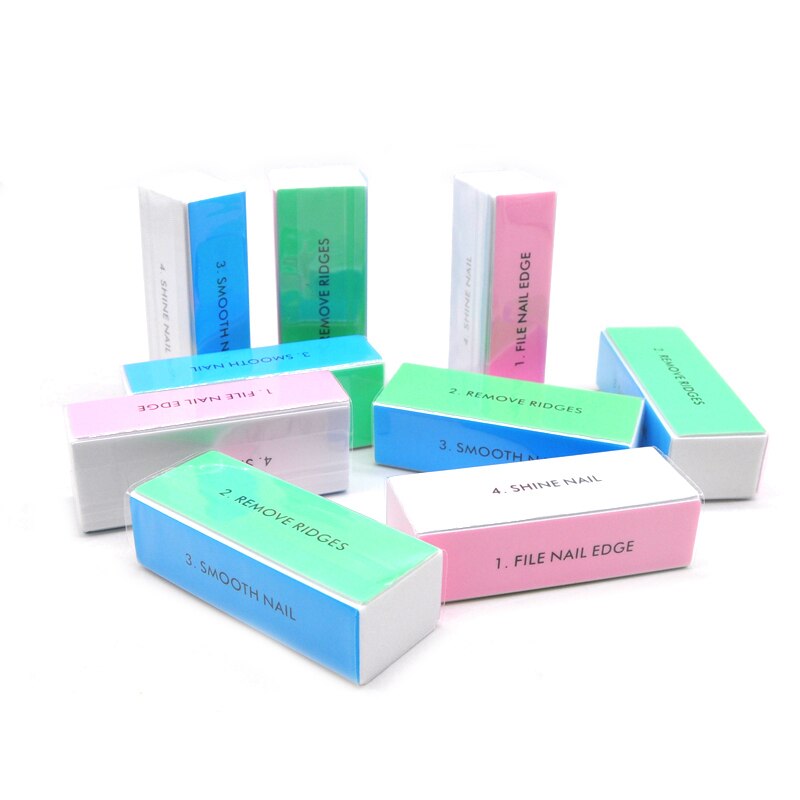 5pcs  Colorful Buffing Block 4 - Nail File Titanium review and price