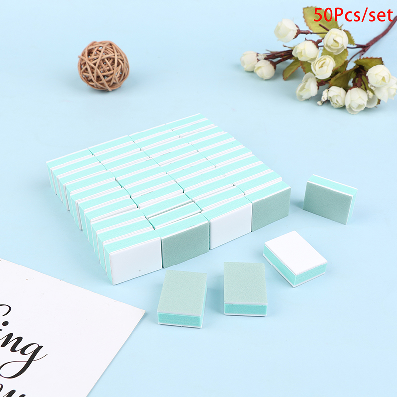 50 Pcs/lot Mini Nail Buffer Bl - Nail File Titanium review and price