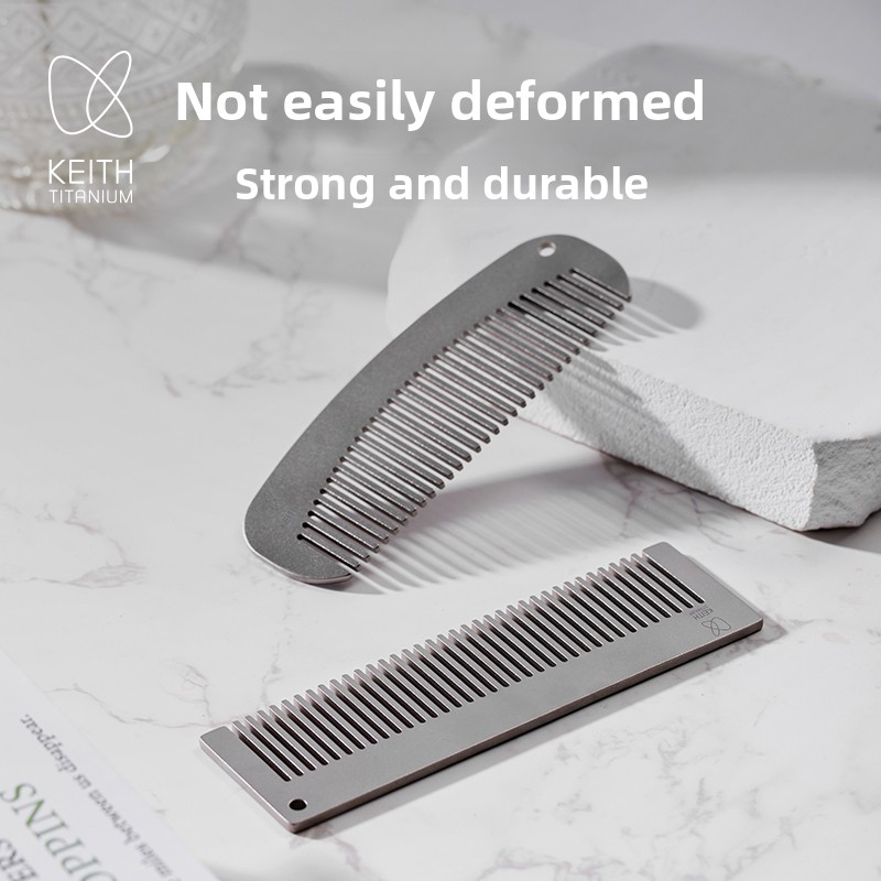 KEITH Pure Titanium Hair Comb  - Comb Pocket Titanium review and price
