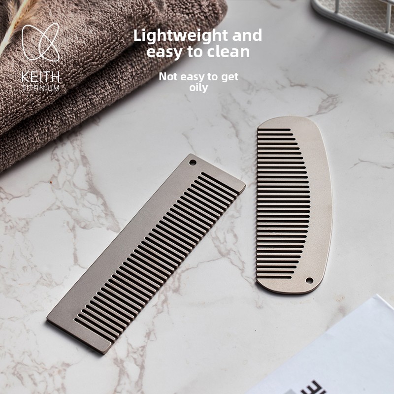 KEITH Pure Titanium Hair Comb  - Comb Pocket Titanium review and price