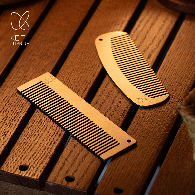 KEITH Pure Titanium Hair Comb  - Comb Pocket Titanium review and price