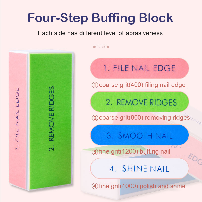 5/10pcs Nail Buffer Block 4 St - Nail File Titanium review and price
