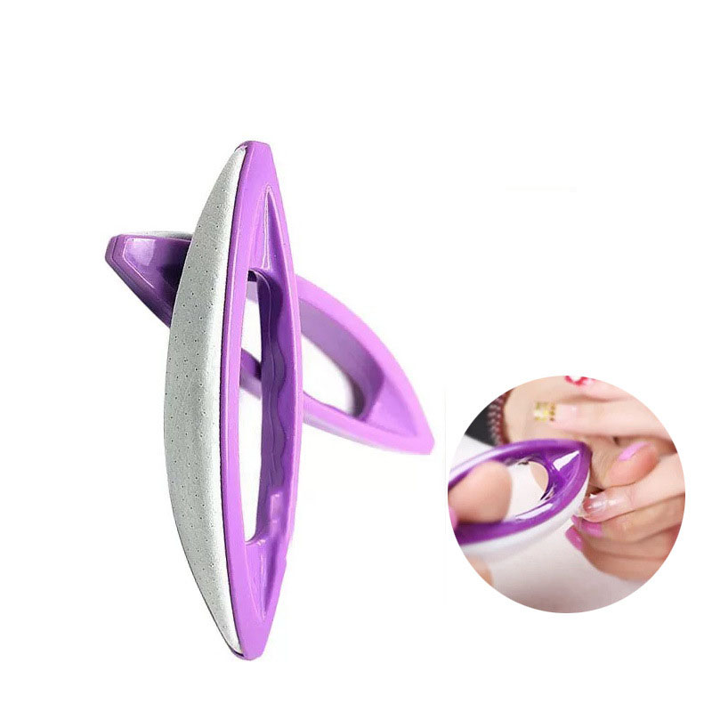 Top Nail Purple Sheepskin Brus - Nail File Titanium review and price