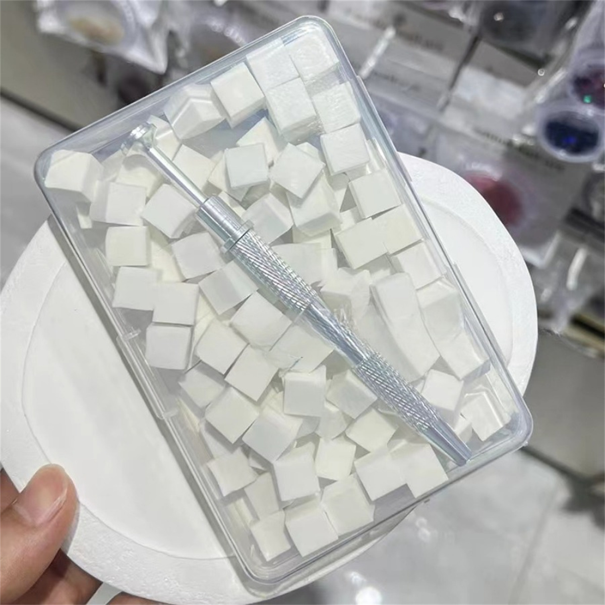 1set 100pcs Nail Care Gradual  - Nail File Titanium review and price