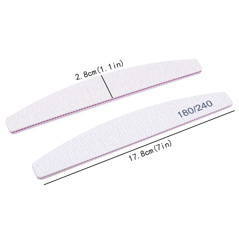10Pcs Double Sided Nail Files  - Nail File Titanium review and price