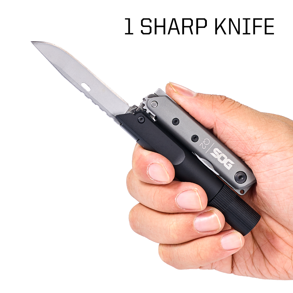SOG BATON Q2 4 in 1 Multi-Tool - Edc Carry Flashlight review and price