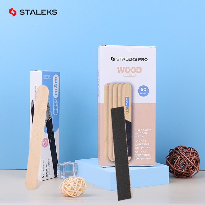 Staleks Wooden Stick Board Nai - Nail File Titanium review and price