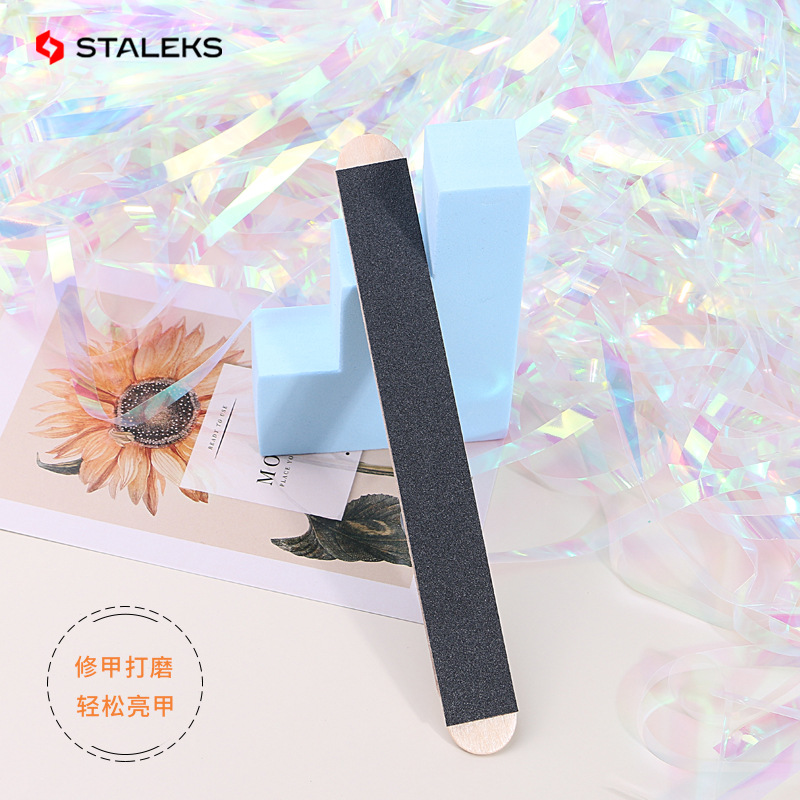Staleks Wooden Stick Board Nai - Nail File Titanium review and price