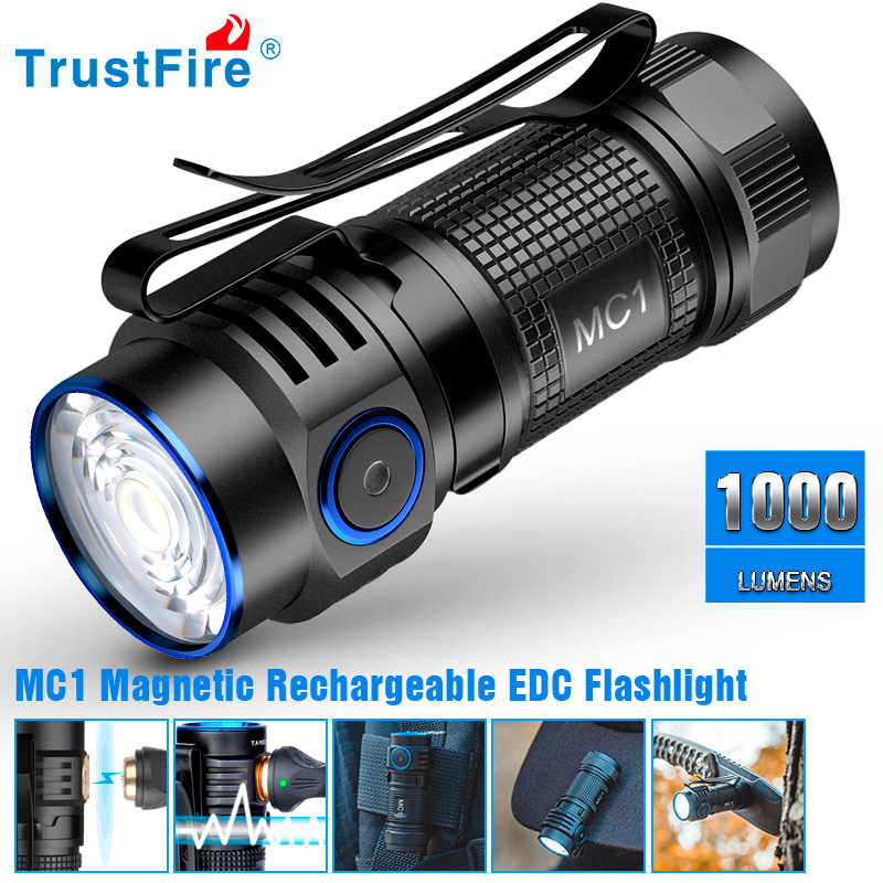 Trustfire MC1 Usb Rechargeable - Edc Carry Flashlight review and price